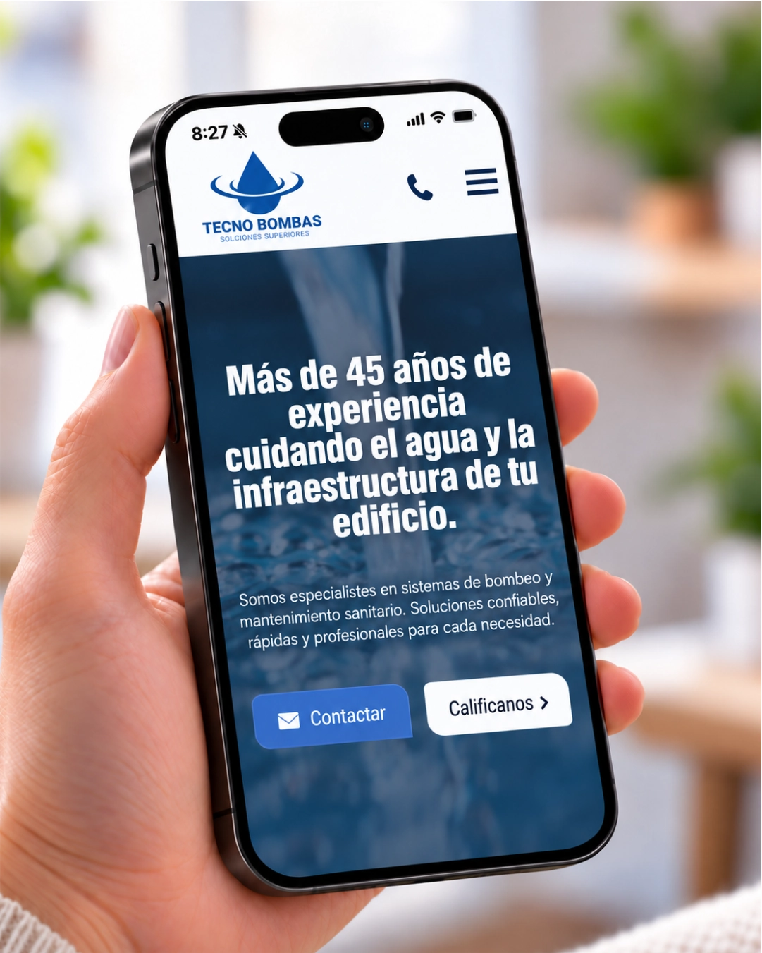 Página web Tecno Bombas